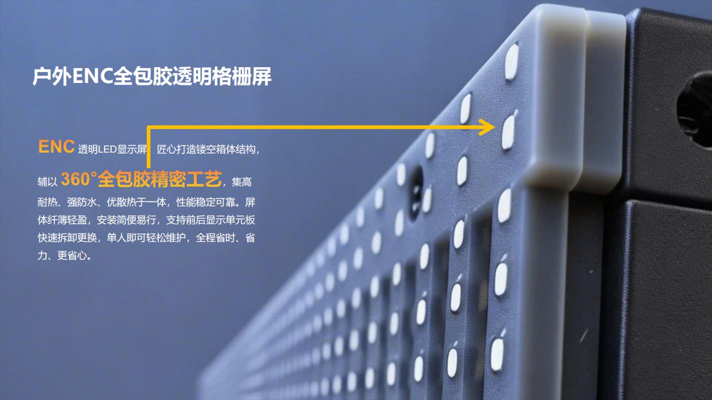 BBC (BoBangCheng) Grandly Launches Outdoor ENC Fully Encapsulated LED Transparent Grille Screen